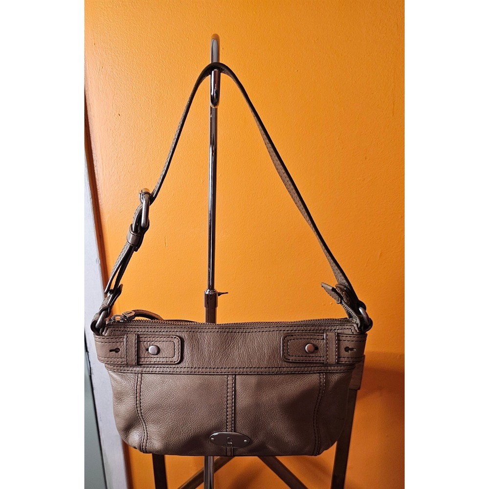 Fossil Maddox Taupe Shoulder Bag